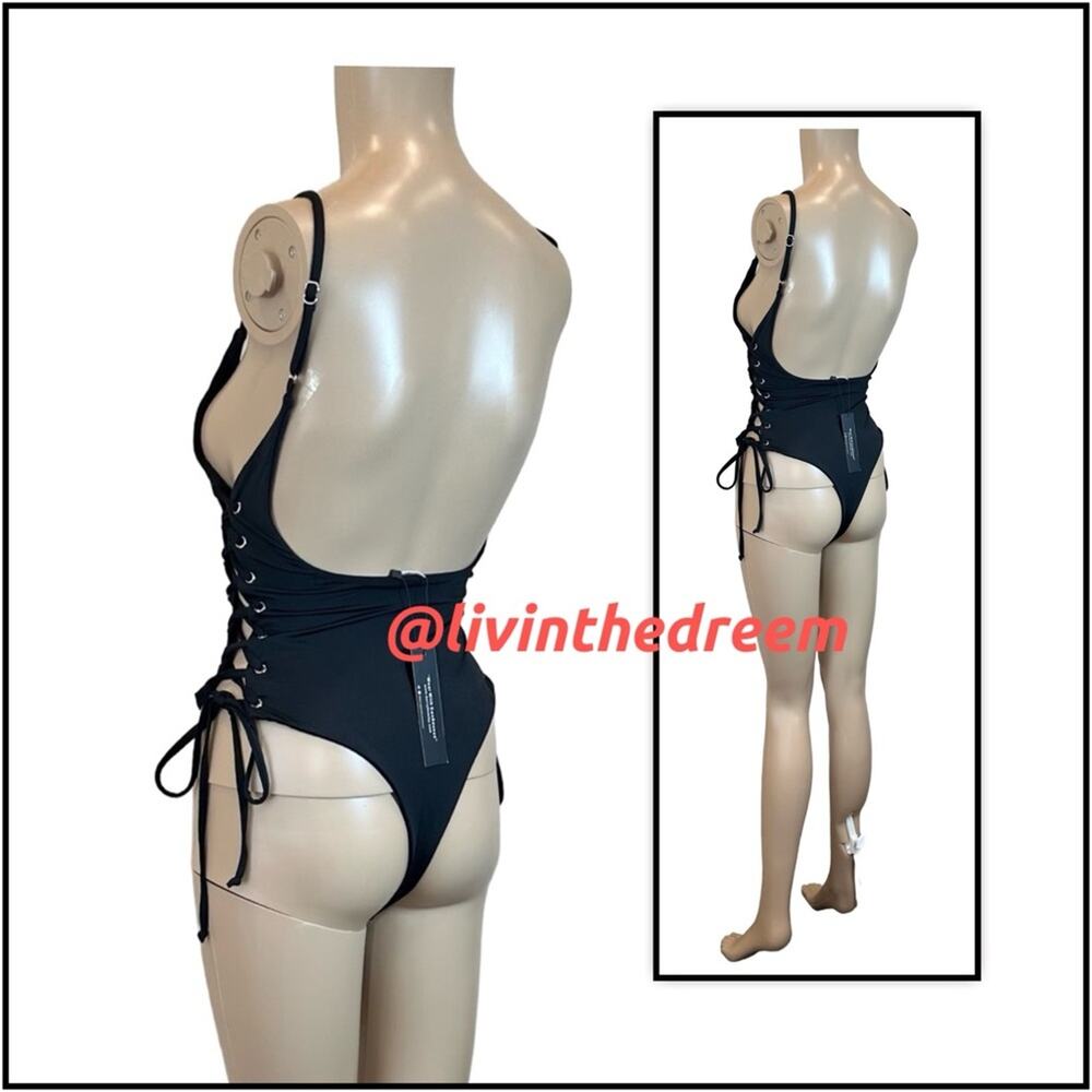 Copied - BERRY BEACHY ADELE ONE PIECE- BLACK L - Picture 7 of 14